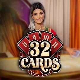32 Cards slot visual from Ezugi available on lippy-bingo.com