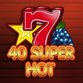 40 Super Hot online game logo by Amusnet Interactive on lippy-bingo.com