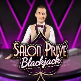 Blackjack Salon Privé online game logo by Ezugi on lippy-bingo.com