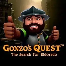 Gonzo's Quest slot logo by NetEnt at Lippy BingoGonzo's Quest