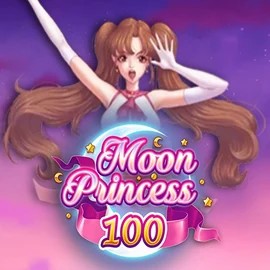 Moon Princess 100 slot logo by Play'n GO at Lippy Bingo