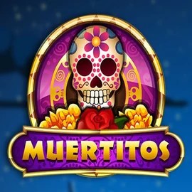 Muertitos online game logo by Red Rake Gaming on lippy-bingo.com