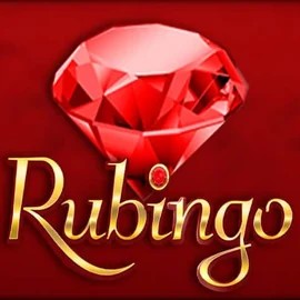 Rubingo slot logo by FBM at Lippy Bingo