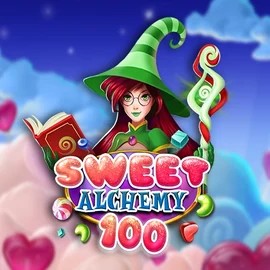 Official Slots logo: Sweet Alchemy 100 by Play'n GO at Lippy Bingo