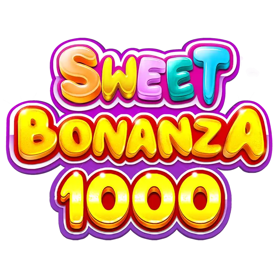 Logo of Sweet Bonanza 1000 from Pragmatic Play at Lippy Bingo