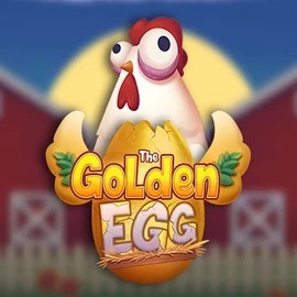 The Golden Egg slot logo by Spinmatic at Lippy Bingo
