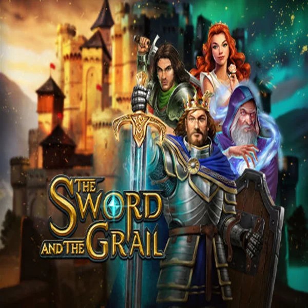 Try The Sword and the Grail slot by Play'n GO on lippy-bingo.com – logo image