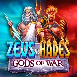 Official Slots logo: Zeus vs Hades: Gods of War by Pragmatic Play at Lippy Bingo